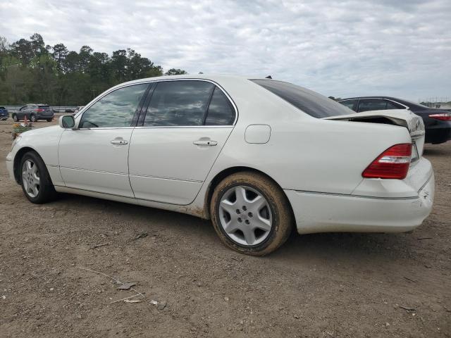 JTHBN36F155007958 - 2005 LEXUS LS 430 WHITE photo 2