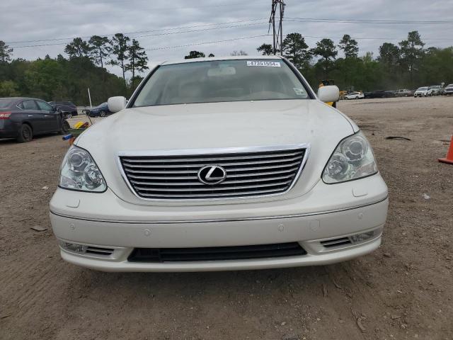 JTHBN36F155007958 - 2005 LEXUS LS 430 WHITE photo 5