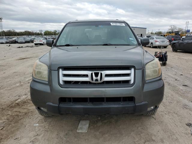 5FNYF18587B005899 - 2007 HONDA PILOT EXL GRAY photo 5