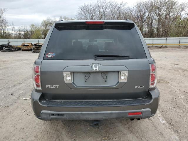 5FNYF18587B005899 - 2007 HONDA PILOT EXL GRAY photo 6