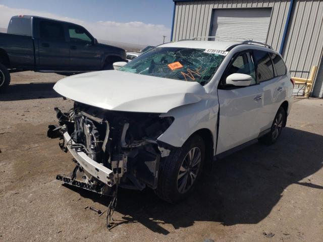 5N1DR2MM6HC602715 - 2017 NISSAN PATHFINDER S WHITE photo 1