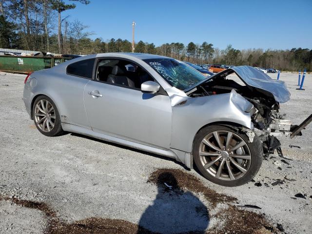 JNKCV64E48M111256 - 2008 INFINITI G37 BASE SILVER photo 4