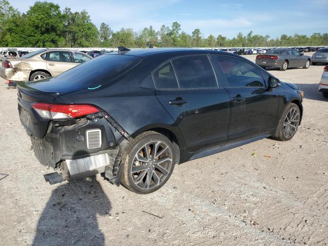 JTDS4MCE4NJ098446 - 2022 TOYOTA COROLLA SE BLACK photo 3