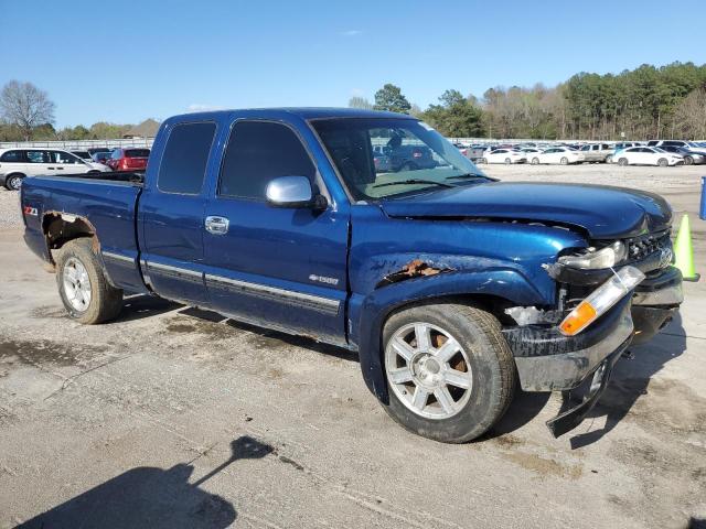 2GCEK19T311286435 - 2001 CHEVROLET SILVERADO K1500 BLUE photo 4