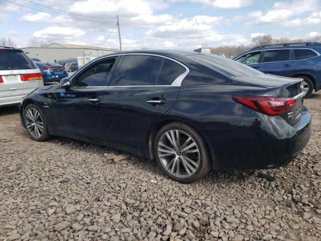 JN1AV7AR4JM540119 - 2018 INFINITI Q50 HYBRID LUXE BLACK photo 2