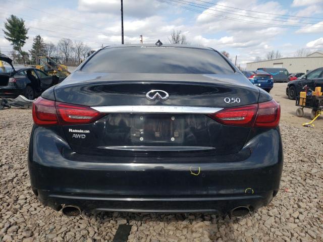 JN1AV7AR4JM540119 - 2018 INFINITI Q50 HYBRID LUXE BLACK photo 6