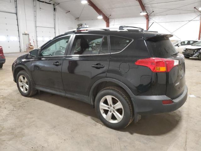 2T3RFREV2EW128337 - 2014 TOYOTA RAV4 XLE BLACK photo 2