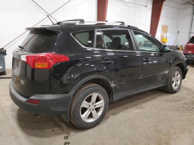 2T3RFREV2EW128337 - 2014 TOYOTA RAV4 XLE BLACK photo 3