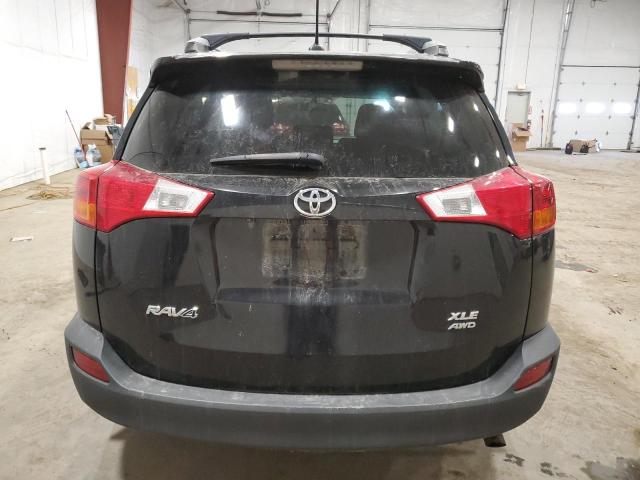 2T3RFREV2EW128337 - 2014 TOYOTA RAV4 XLE BLACK photo 6