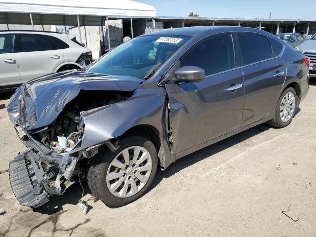 3N1AB7AP5KY274745 - 2019 NISSAN SENTRA S GRAY photo 1