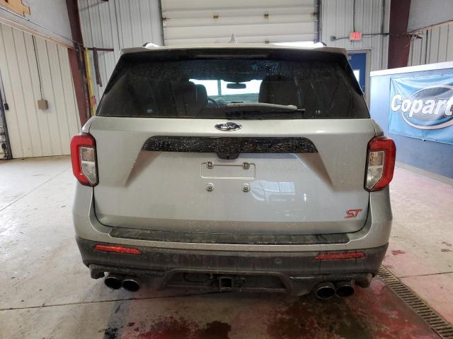 1FM5K8GC4LGC25219 - 2020 FORD EXPLORER ST SILVER photo 6