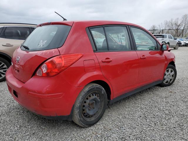 3N1BC1CPXAL400427 - 2010 NISSAN VERSA S RED photo 3