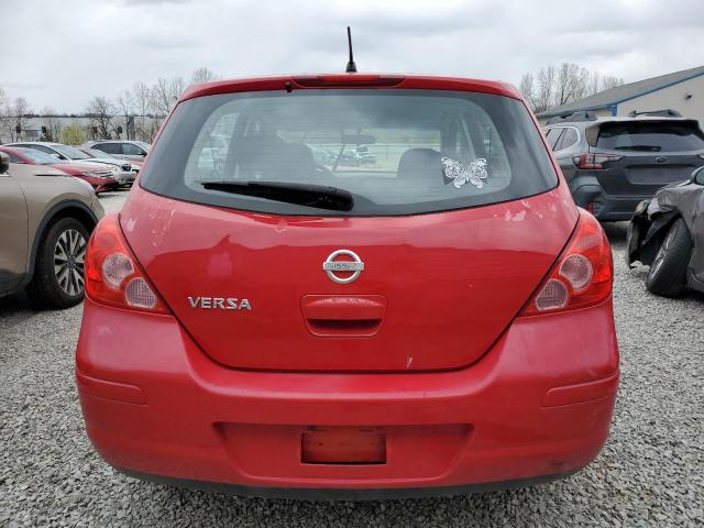 3N1BC1CPXAL400427 - 2010 NISSAN VERSA S RED photo 6