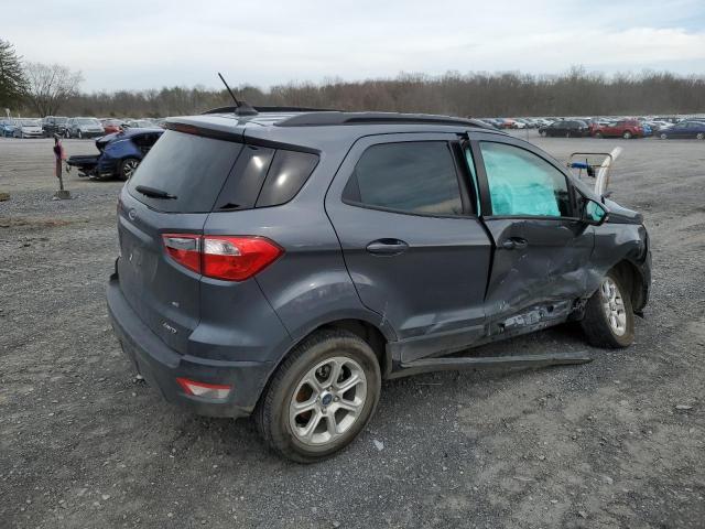 MAJ6S3GL2LC394728 - 2020 FORD ECOSPORT SE Szary zdjęcie 3