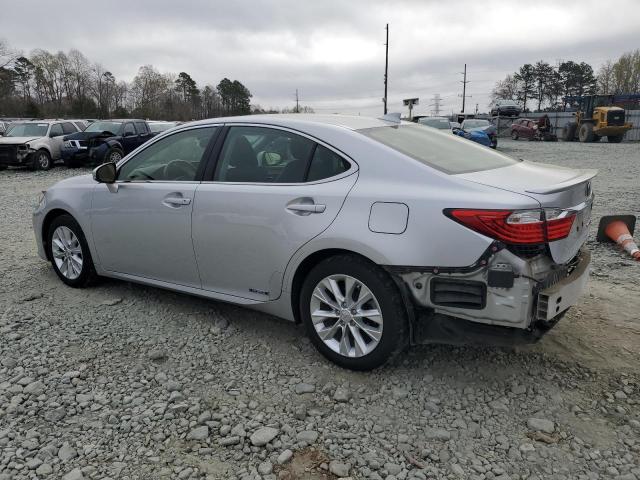 JTHBW1GG6F2087379 - 2015 LEXUS ES 300H SILVER photo 2