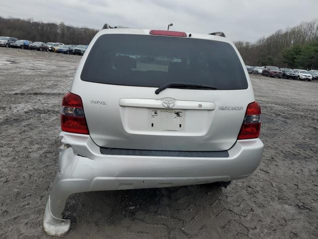 JTEGD21A550129098 - 2005 TOYOTA HIGHLANDER SILVER photo 6