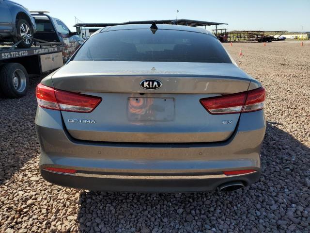 5XXGU4L32JG233765 - 2018 KIA OPTIMA EX GRAY photo 6