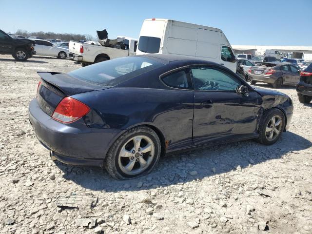 KMHHM65D75U154139 - 2005 HYUNDAI TIBURON BLUE photo 3