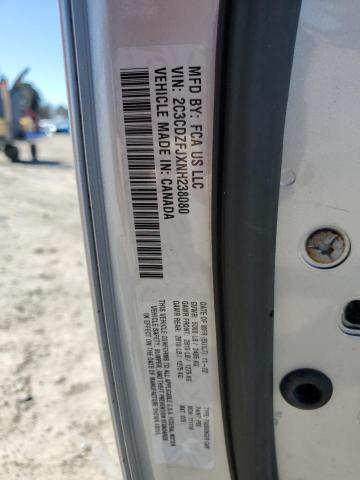 2C3CDZFJXNH238080 - 2022 DODGE CHALLENGER R/T SCAT PACK SILVER photo 12