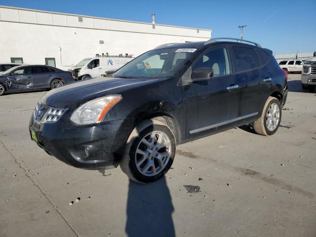 JN8AS5MV5BW677549 - 2011 NISSAN ROGUE S BLACK photo 1