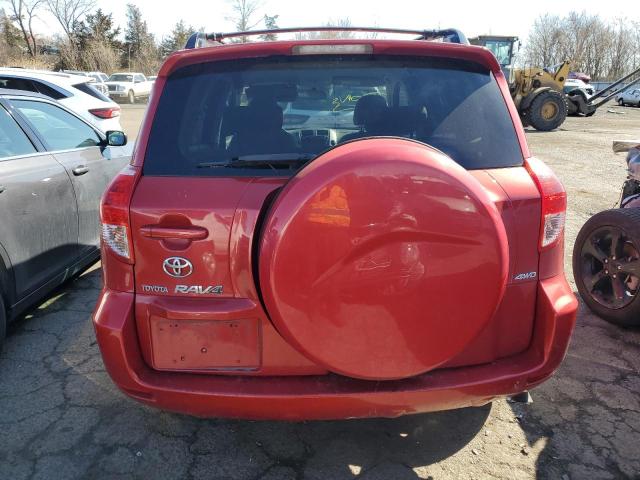 JTMBK33V786042878 - 2008 TOYOTA RAV4 RED photo 6