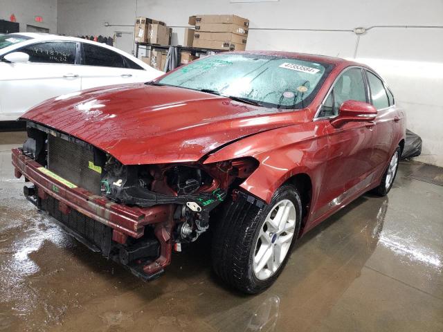 3FA6P0HD6ER225310 - 2014 FORD FUSION SE RED photo 1