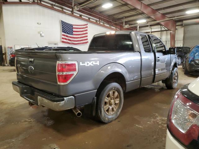 1FTRX14809FA65840 - 2009 FORD F150 SUPER CAB GRAY photo 3