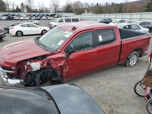 1GCUYDED7MZ356492 - 2021 CHEVROLET SILVERADO K1500 LT RED photo 1