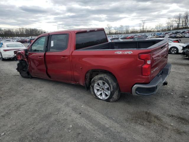 1GCUYDED7MZ356492 - 2021 CHEVROLET SILVERADO K1500 LT RED photo 2