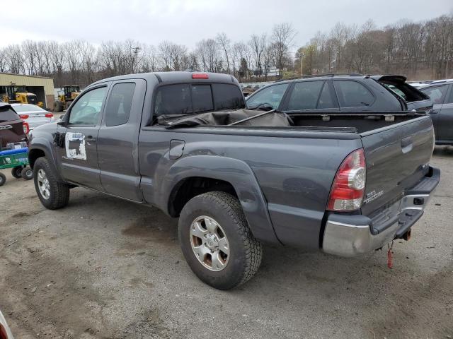 5TFUU4EN0FX121371 - 2015 TOYOTA TACOMA ACCESS CAB ნაცრისფერი ფოტო 2