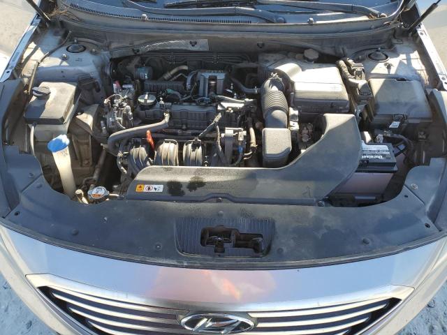 5NPE24AF6HH487519 - 2017 HYUNDAI SONATA SE SILVER photo 11