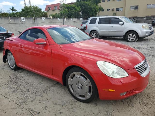 JTHFN48Y540058929 - 2004 LEXUS SC 430 RED photo 4