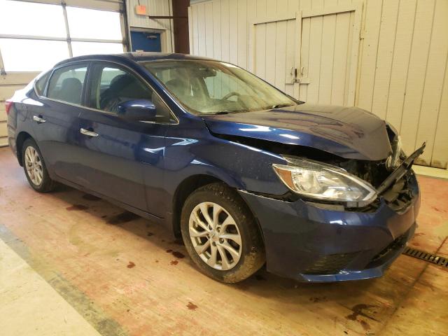 3N1AB7AP4JY266490 - 2018 NISSAN SENTRA S BLUE photo 4