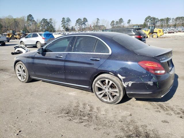 55SWF4JB2GU175764 - 2016 MERCEDES-BENZ C 300 BLACK photo 2