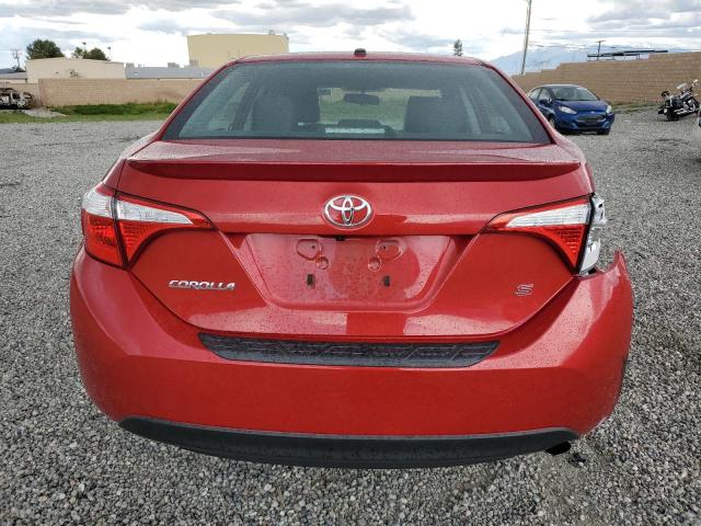 5YFBURHE3FP314581 - 2015 TOYOTA COROLLA L RED photo 6