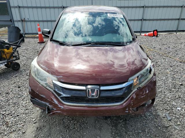 3CZRM3H38FG702707 - 2015 HONDA CR-V LX BURGUNDY photo 5