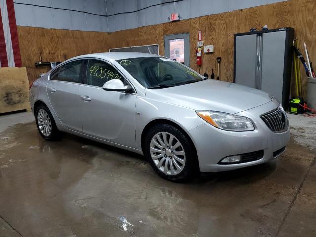 2G4GN5EC6B9210784 - 2011 BUICK REGAL CXL SILVER photo 4