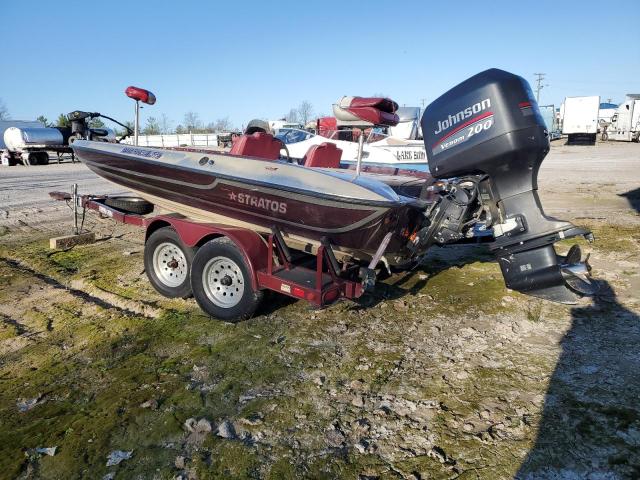 BNZ1W257D898 - 1998 STRATOS BOAT Темно-червоний фото 3