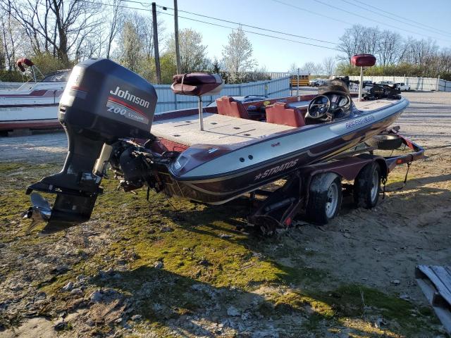 BNZ1W257D898 - 1998 STRATOS BOAT Темно-червоний фото 4