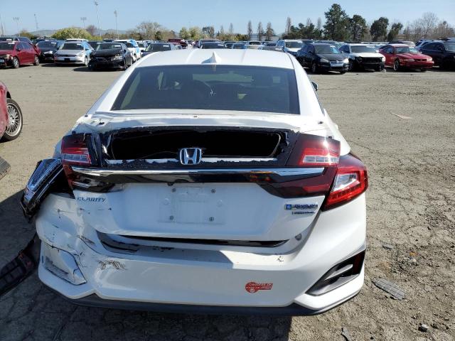 JHMZC5F39JC014264 - 2018 HONDA CLARITY TOURING WHITE photo 6