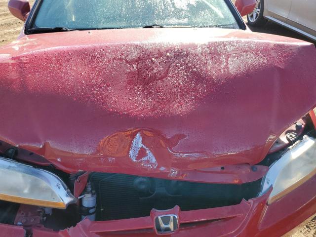 1HGCG32552A021864 - 2002 HONDA ACCORD EX RED photo 11