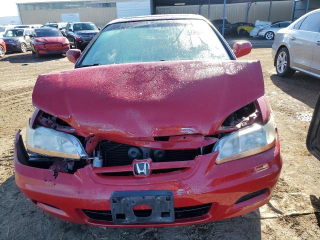 1HGCG32552A021864 - 2002 HONDA ACCORD EX RED photo 5