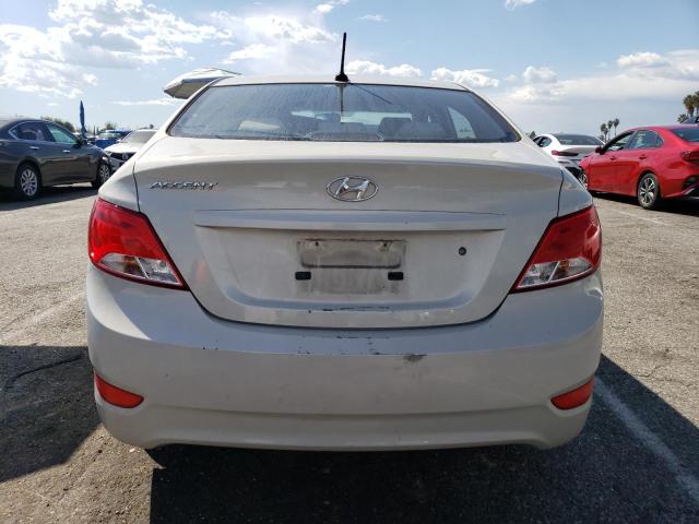 KMHCT4AE3GU013992 - 2016 HYUNDAI ACCENT SE GRAY photo 6