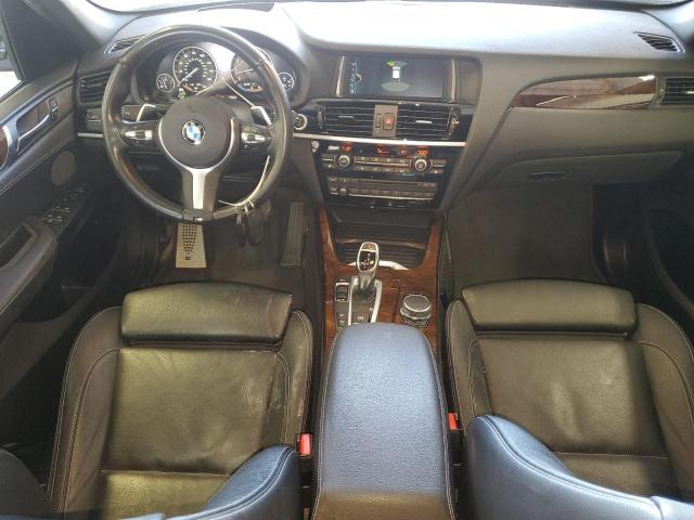 5UXWX7C55H0U41848 - 2017 BMW X3 XDRIVE35I SILVER photo 8