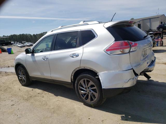 KNMAT2MT1GP715365 - 2016 NISSAN ROGUE S SILVER photo 2