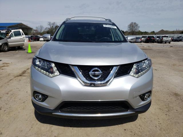 KNMAT2MT1GP715365 - 2016 NISSAN ROGUE S SILVER photo 5