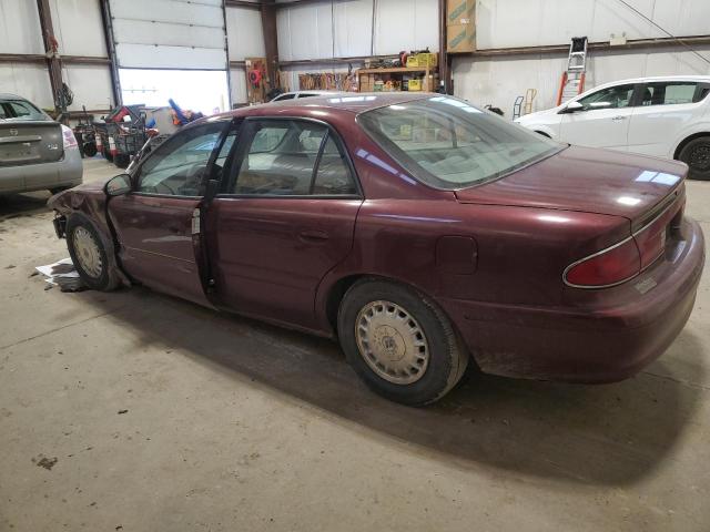 2G4WS52J0Y1266878 - 2000 BUICK CENTURY CUSTOM BURGUNDY photo 2