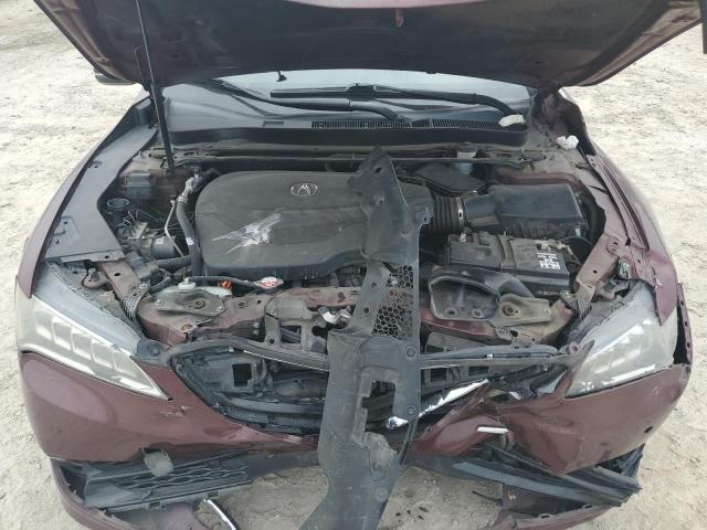 19UUB3F71FA009697 - 2015 ACURA TLX ADVANCE ბურგუნდია ფოტო 11