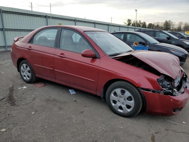 KNAFE121685526829 - 2008 KIA SPECTRA EX MAROON photo 4