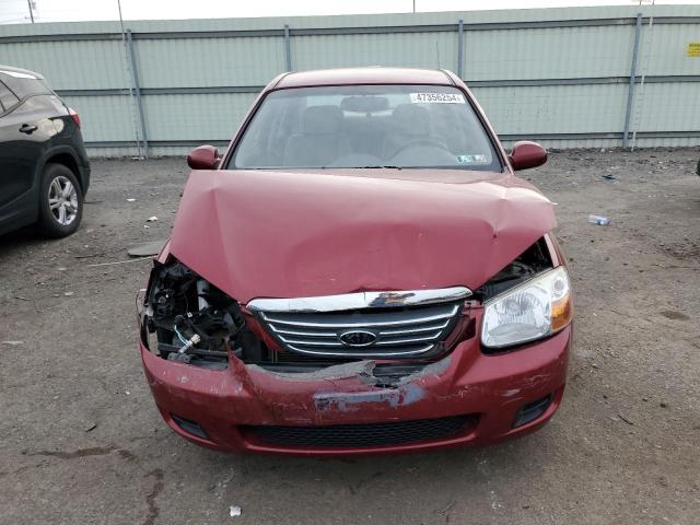 KNAFE121685526829 - 2008 KIA SPECTRA EX MAROON photo 5